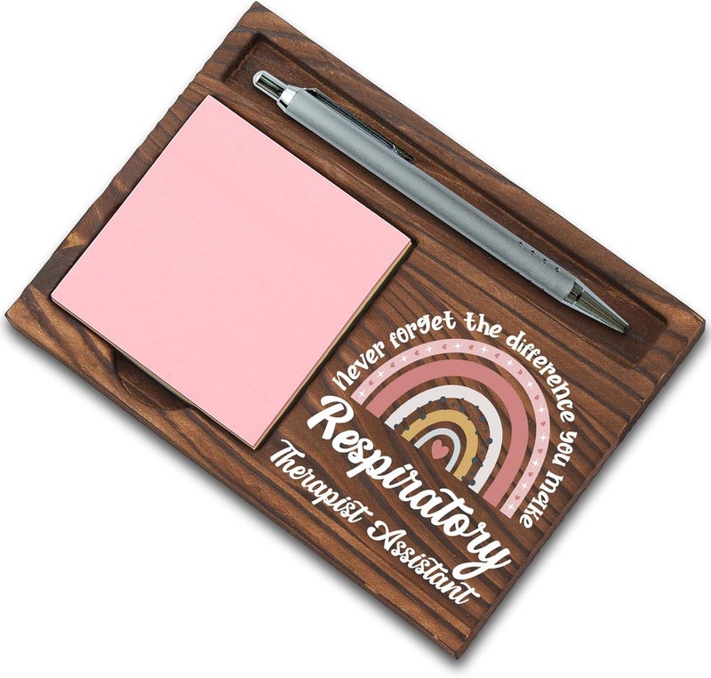 SunyJone Respiratory Therapist Assistant Gifts, Thank You Appreciation Gifts for RT Assistant Week Graduation Birthday Christmas Office Desk Self-Stick Note Pad Holders SBB16 - Image 1